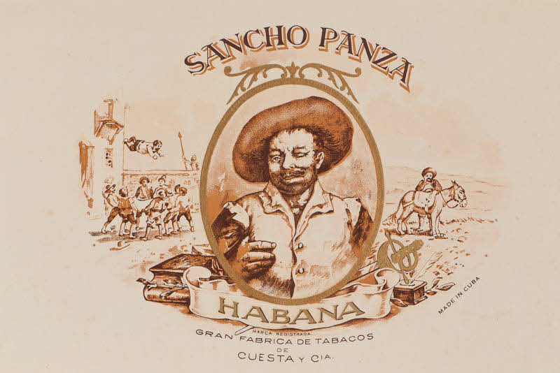 Afbeelding sigarenkistje: Sancho Panza