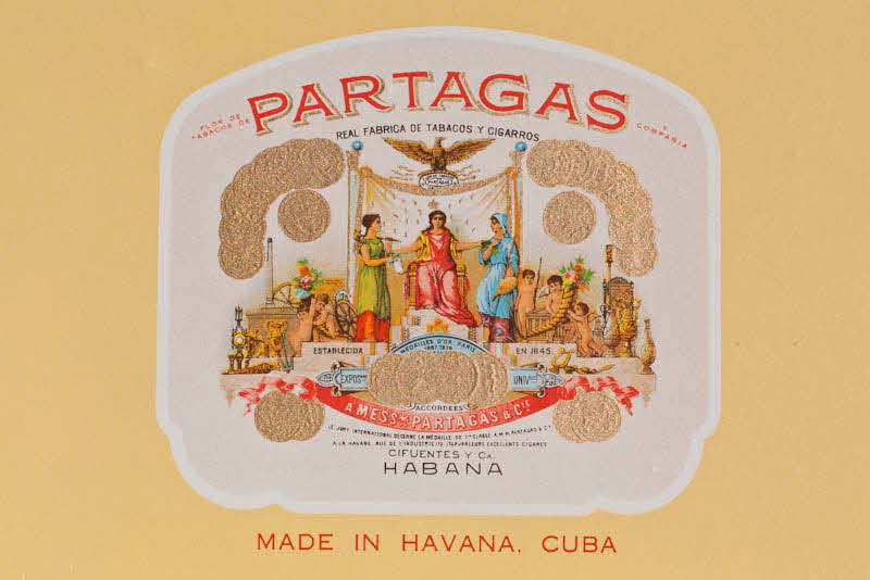 Afbeelding sigarenkistje: Partagas